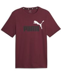 PUMA - Ess+ 2 Col Logo Tee T-shirt - Lyst