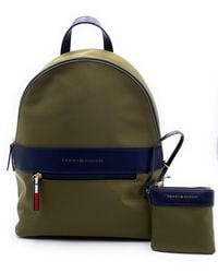 Tommy Hilfiger - Backpack I City Backpack I Leisure Backpack I Olive Green Blue I Additional Money Bag I 35 X 30 X 10 Cm I Carry Handle I Hand - Lyst