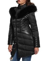 Guess - New Oxana Jacket - Jet Black, S/m, Winter Coat, Women's, Quilted, 3 Pockets, Polyester, Long Sleeve, Machine Wash, Medium - Lyst