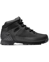 Timberland - Euro Sprint Mid Hiker Leather Boots - Lyst