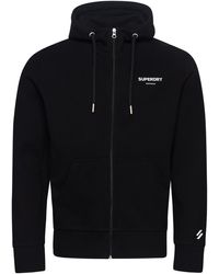 Superdry - Code Core Sport Zip Hood Sweatshirt Voor - Lyst