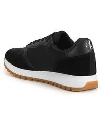 Calvin Klein - Toothy Runner Bold Mono Mens Casual Trainers In Black - 8 Uk - Lyst