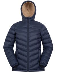 Mountain Warehouse - Fleece Lined & Lightweight Puffer Coat With Central Zip - Best For Autumn - Lyst