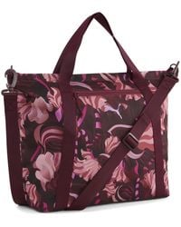 PUMA - AT ESS Floral Ribbon Shopper Poised Pink - Lyst