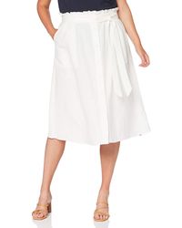 Superdry Eden Linen Skirt - White