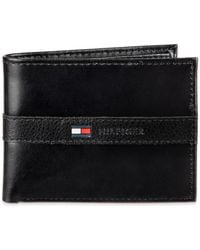 Tommy Hilfiger - Geldbörse aus echtem Leder mit Münzfach - Lyst