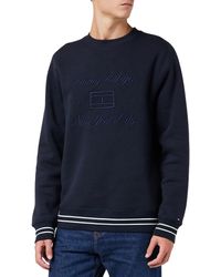 Tommy Hilfiger - Col Rond avec Pointe Mixte Sweat-Shirts - Lyst