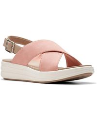 Clarks - Drift Sun Wedge Sandal - Lyst