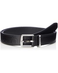 Calvin Klein - Gürtel Ck Must Metal Loop Belt Emb 2.5 cm Ledergürtel - Lyst