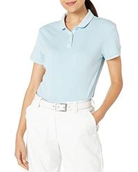 Nike W NK Dry SS Polo à Manches Courtes de Golf pour - Bleu
