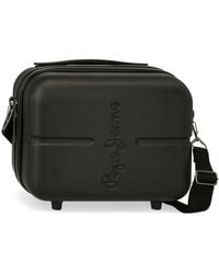 Pepe Jeans - Highlight Adaptable Toiletry Bag With Shoulder Bag Black 29 X 21 X 15 Cm Rigid Abs 9.14l - Lyst