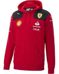 PUMA - Hoodie D'équipe Scuderia Ferrari 2023 - Lyst