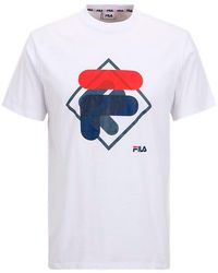Fila - Logo Shenz Graphic T-Shirt - Lyst