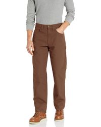 Amazon Essentials Carpenter Jean With Tool Pockets - Brown