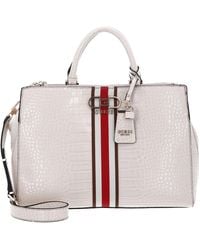 Guess - Nelka Status Satchel Stone - Lyst