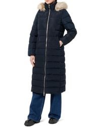 Tommy Hilfiger - Abrigo de plumas Mujer Heritage Tyra Maxi With Fur con capucha - Lyst