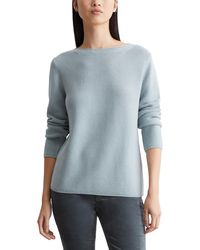 Marc O' Polo - Marc OߴPolo Strickpullover aus Bio-Baumwolle Langarm - Lyst