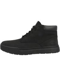 Timberland - Chukka en cuir Maple Grove COLOR JET BLACK TAILLE 49 POUR HOMME - Lyst