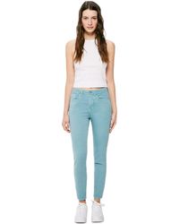 Springfield - Jeans Slim Cropped Eco Dye - Lyst
