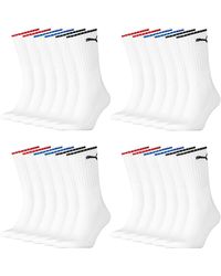 PUMA - Sportsocken Tennissocken Crew Socken Stripe Tennis Socken 12 Paar - Lyst