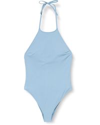 Calvin Klein - High Neck One Piece-rp Kw0kw02733 Halter Badpak - Lyst