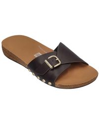 Fitflop - S Adjustable Buckle Flip Flops Sandals Brown 4 Uk - Lyst
