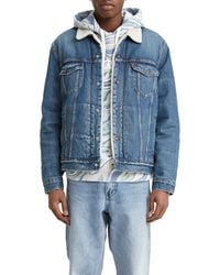 Levi's - Type 3 Sherpa Trucker Denim Jacket - Lyst