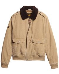 Superdry - 70's Cord Borg Collar Jacket - Lyst