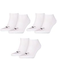 PUMA Cushioned 2P Sneaker-Socken mit verstärkter Lauffläche in Weiß | Lyst  DE