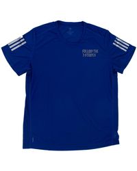 adidas - Running Own The Run Tee T-Shirt Response Laufshirt Blau DW5990 XL - Lyst