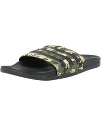 adidas - Adilette Comfort Pantolette Sandale Slides CF Hausschuhe Camouflage - Lyst