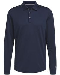 adidas - Long Sleeve Polo Shirt - Lyst