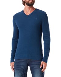 Hackett - Textured V-neck Jumper Sweater - Lyst