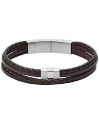 Fossil - Bracelet For Casual Texture - Lyst