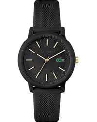 Lacoste - Orologio Analogico al Quarzo da Uomo Con Cinturino In Silicone Nero - 2011010 - Lyst