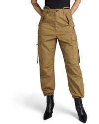 G-Star RAW - Cargo Cropped Drawcord Pants - Lyst