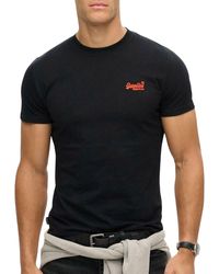 Superdry - Essential Logo Emb Tee T-shirt Voor - Lyst
