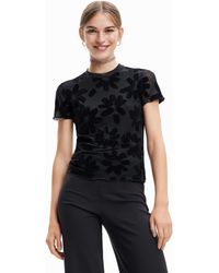 Desigual - Knit T-shirt Short Sleeve - Lyst
