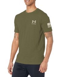Under Armour - Maglietta da uomo a maniche corte con grafica Freedom - Lyst