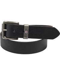 Ben Sherman Leather Reversible Belt in Black for Men - Lyst