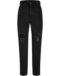 Levi's - Zwart High Waisted Mom Jean 27 - Lyst