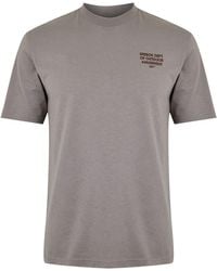 Reebok - S Cl Camping T-shirt Boulder Grey Xl - Lyst