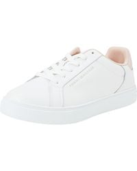 Tommy Hilfiger - Essential Leather Court Trainers - Lyst