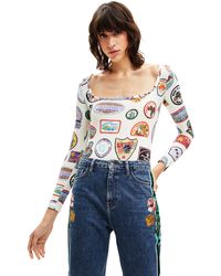 Desigual - Body Blouse Voor - Lyst