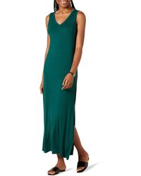 Amazon Essentials - Jersey V-neck Tank Maxi-length Dress - Lyst