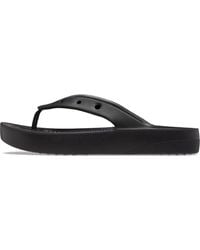 Crocs™ - Donna Classic Platform Flip W Infradito - Lyst