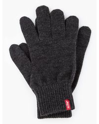 Levi's - Ben Touch Screen Gloves, Guanti Uomo, Grigio (Dark Grey), Medium - Lyst