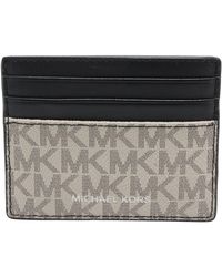 Michael Kors - Cooper Tall Card Case Wallet Hemp/brown - Lyst