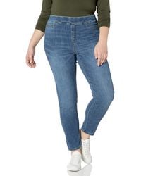 Amazon Essentials Plus Size Pull-on Skinny Jegging - Blue