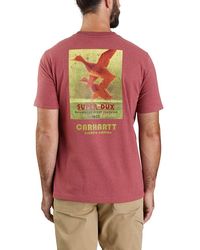 Carhartt - Big & Tall Relaxed Fit Heavyweight Short-sleeve Pocket Super Dux Graphic T-shirt - Lyst